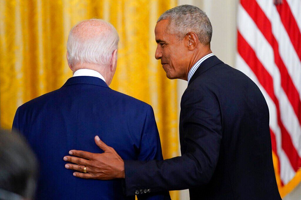 Biden Obama Portraits